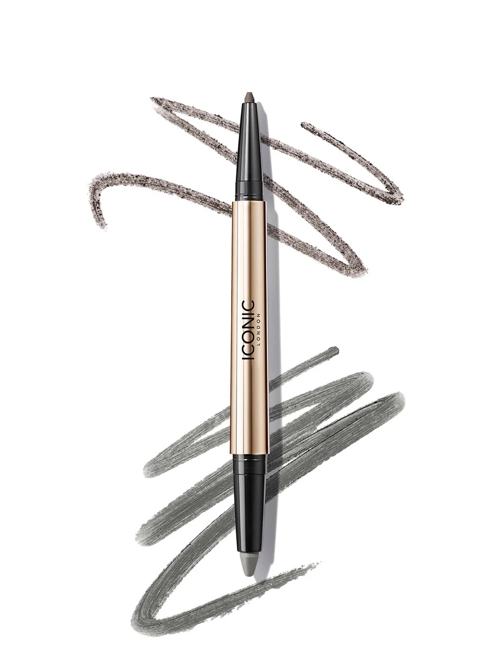 Iconic London Smokey Eye Duo Kajal Eyeliner - NIB - Ash Grey